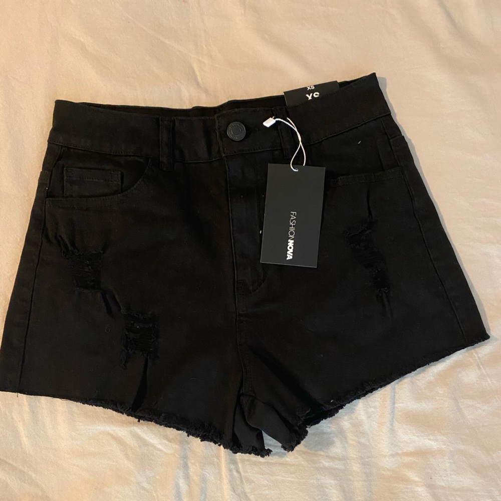 In Demand Distressed Denim Shorts